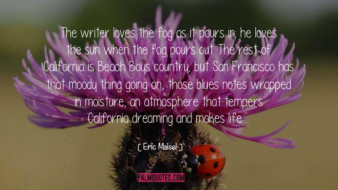 Eric Maisel Quotes: The writer loves the fog