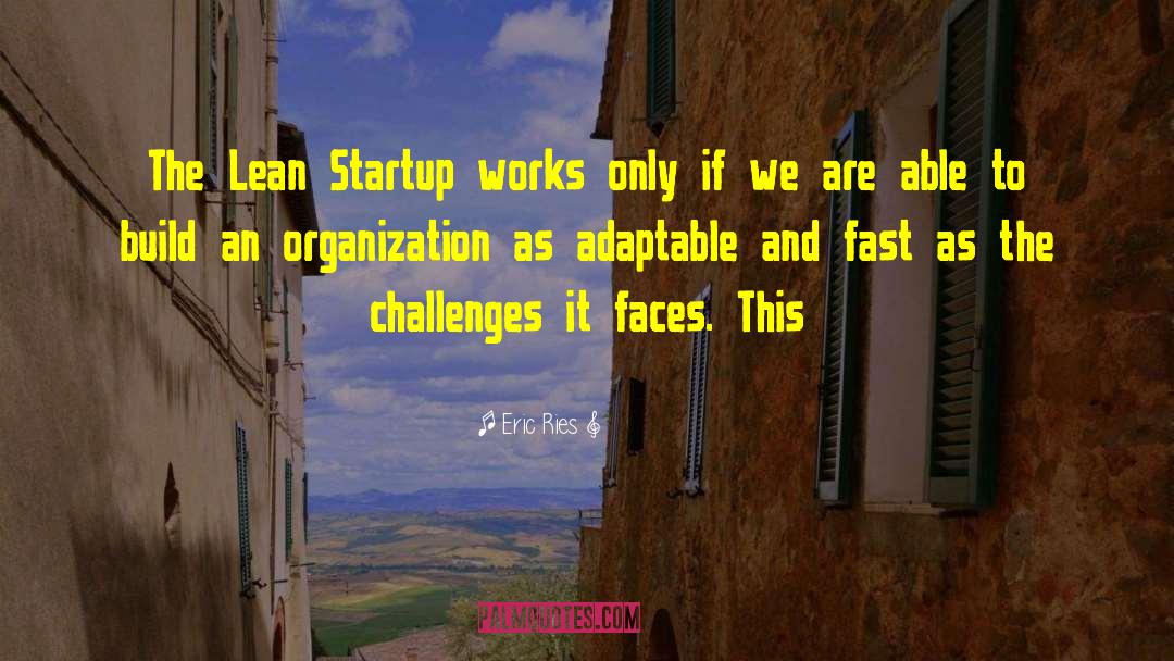 Eric Ries Quotes: The Lean Startup works only