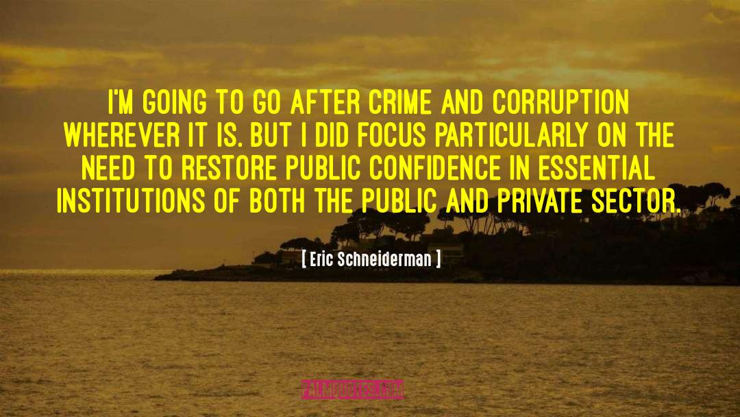Eric Schneiderman Quotes: I'm going to go after