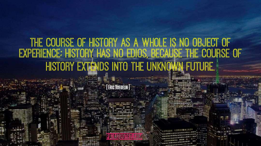 Eric Voegelin Quotes: The course of history as