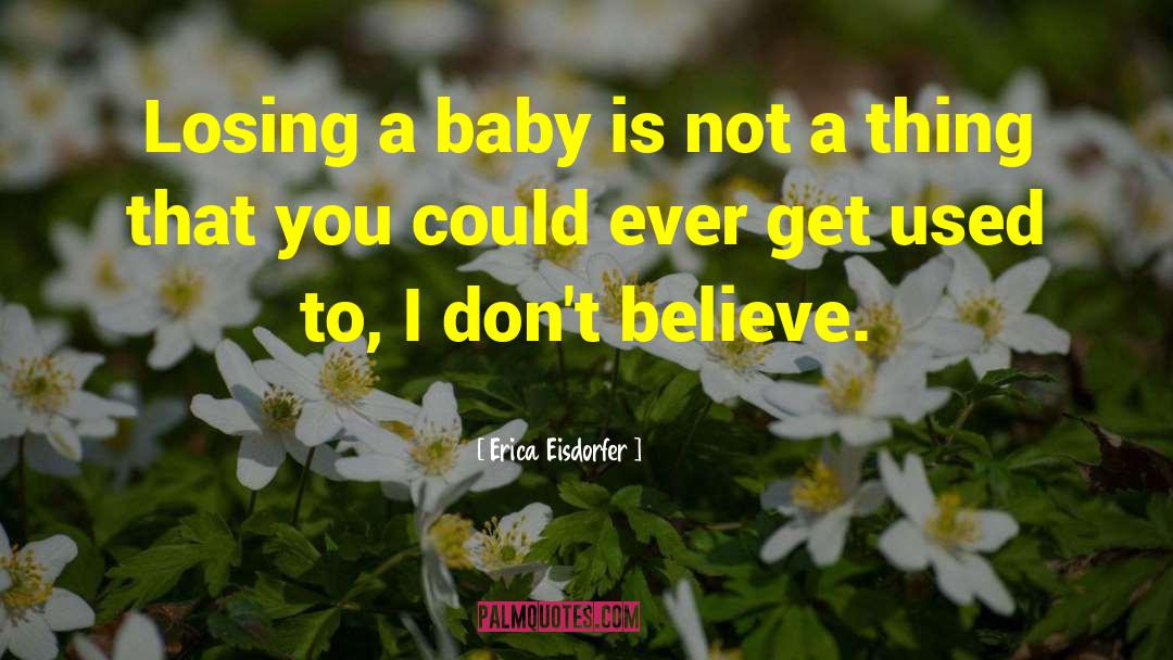 Erica Eisdorfer Quotes: Losing a baby is not