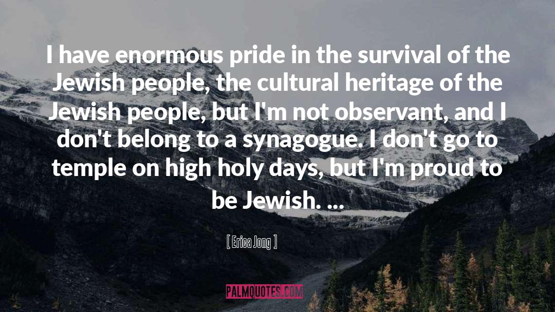 Erica Jong Quotes: I have enormous pride in