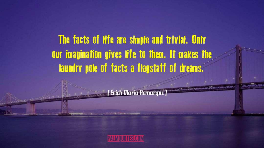 Erich Maria Remarque Quotes: The facts of life are