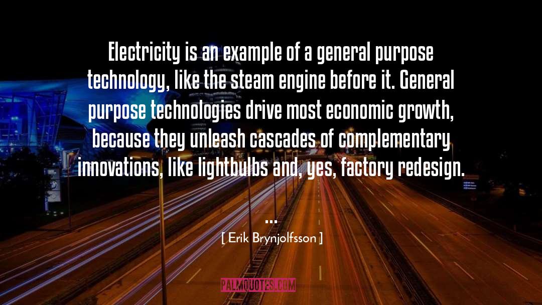 Erik Brynjolfsson Quotes: Electricity is an example of