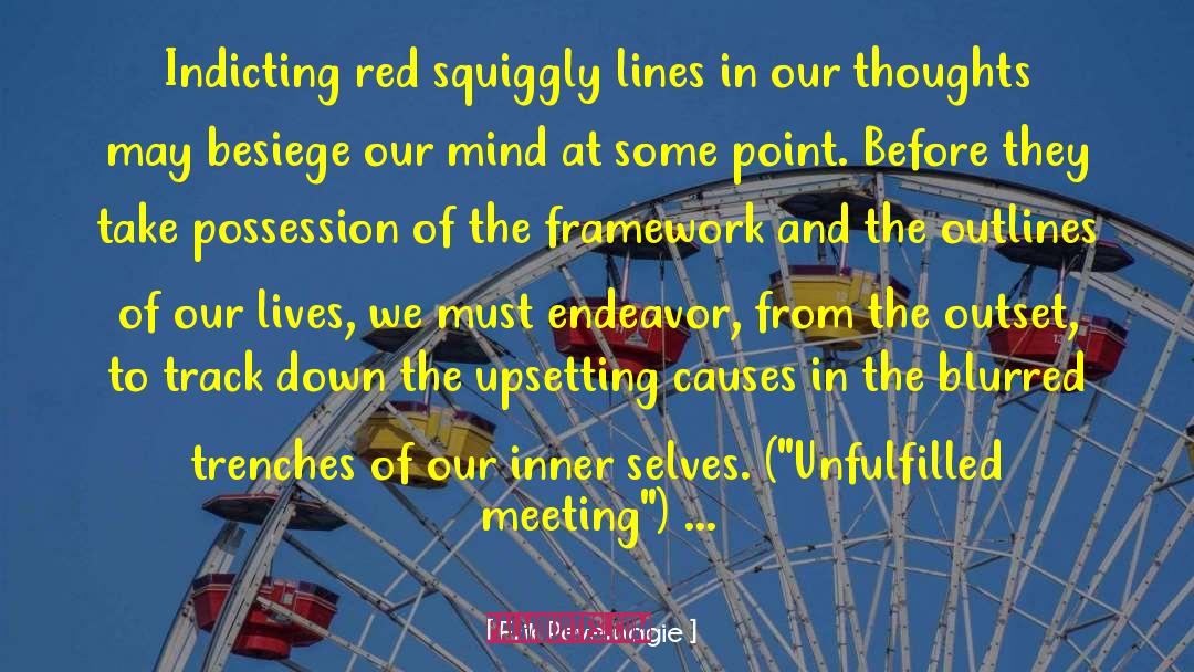 Erik Pevernagie Quotes: Indicting red squiggly lines in