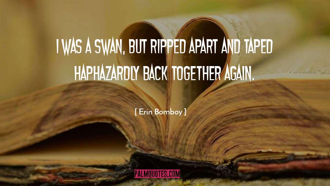Erin Bomboy Quotes: I was a swan, but