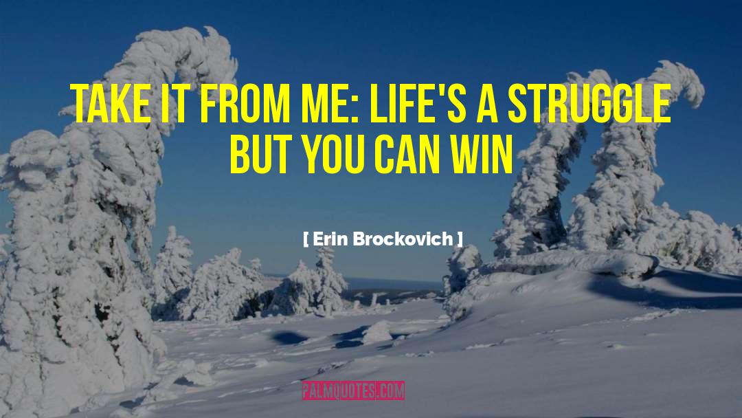 Erin Brockovich Quotes: Take It From Me: Life's