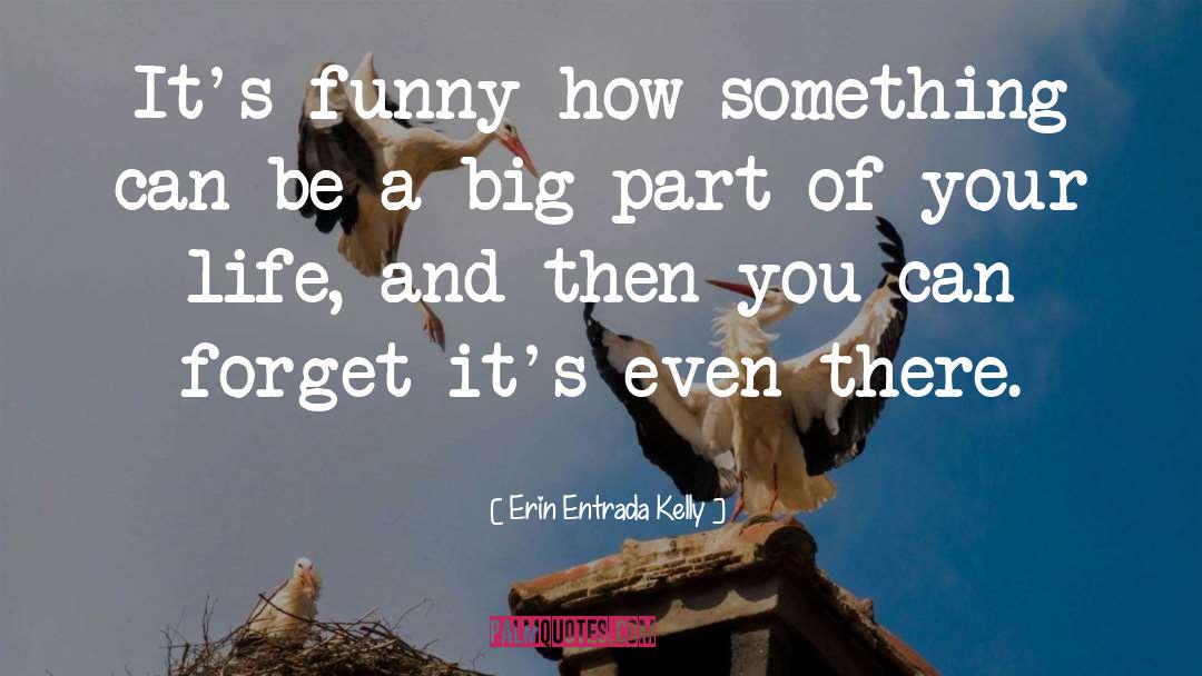 Erin Entrada Kelly Quotes: It's funny how something can