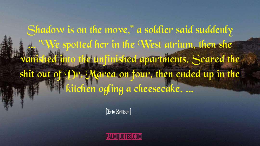 Erin Kellison Quotes: Shadow is on the move,