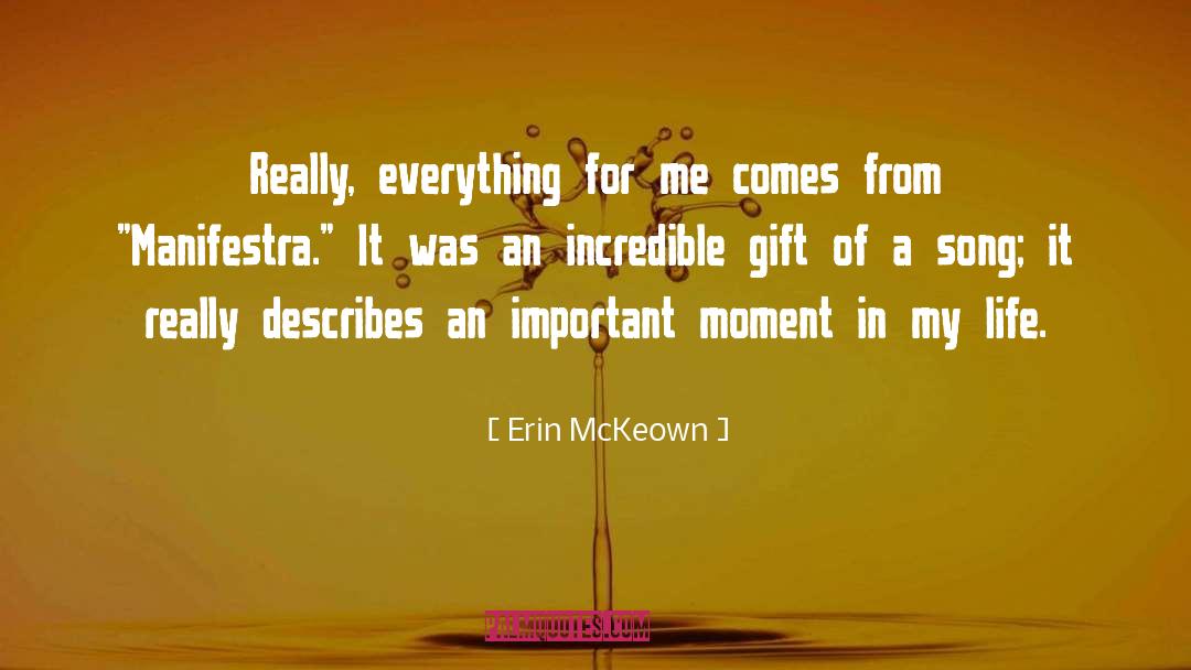 Erin McKeown Quotes: Really, everything for me comes