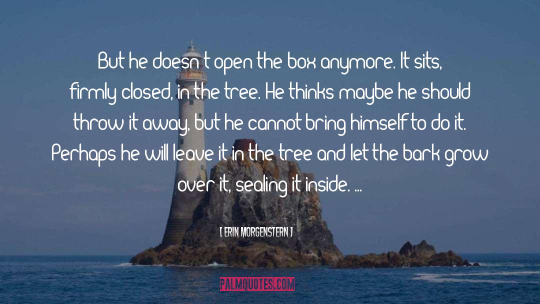 Erin Morgenstern Quotes: But he doesn't open the