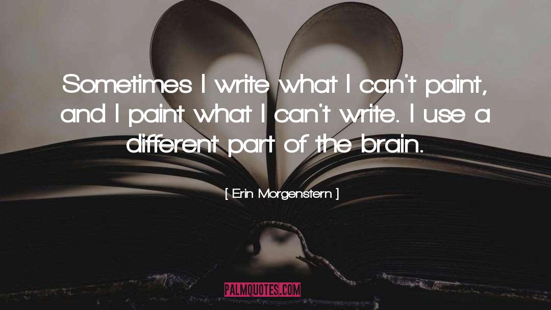 Erin Morgenstern Quotes: Sometimes I write what I