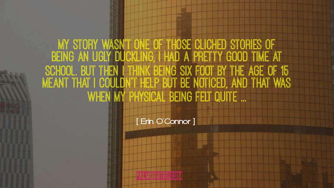 Erin O'Connor Quotes: My story wasn't one of