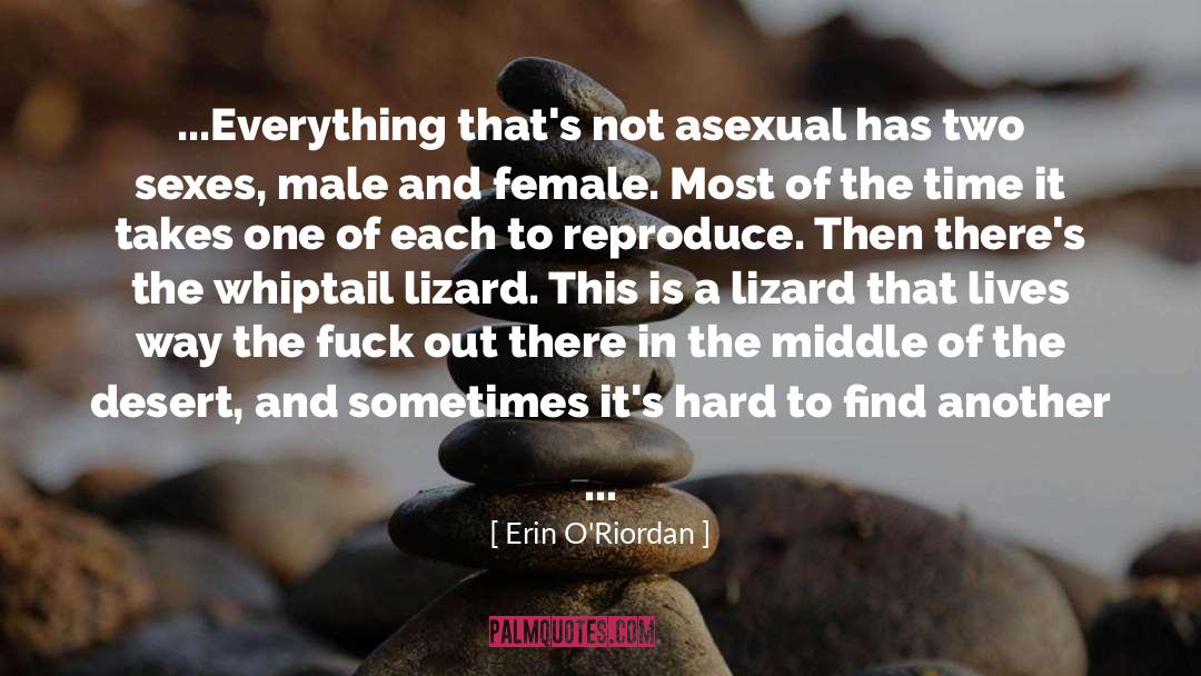 Erin O'Riordan Quotes: ...Everything that's not asexual has