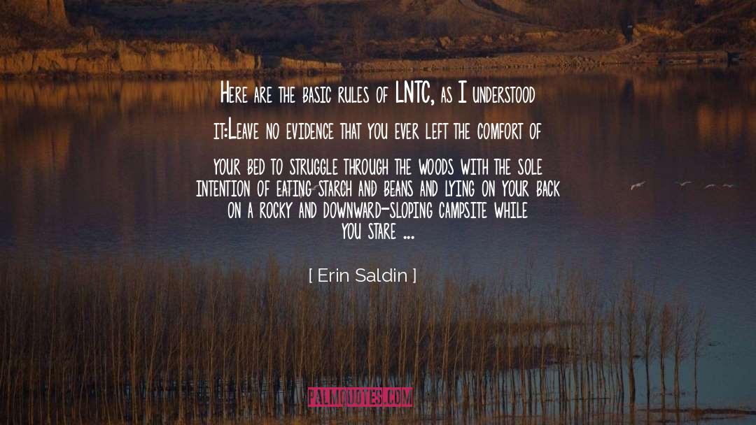 Erin Saldin Quotes: Here are the basic rules