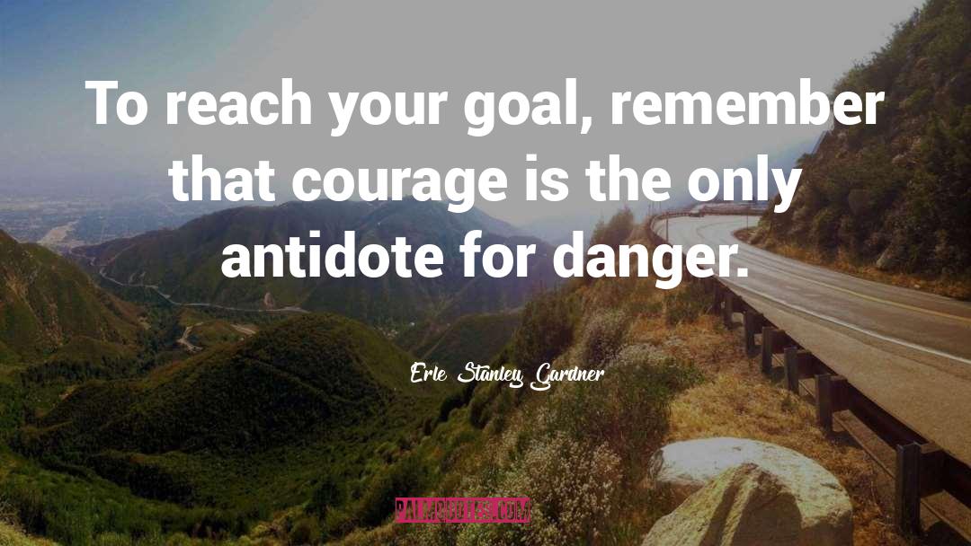 Erle Stanley Gardner Quotes: To reach your goal, remember