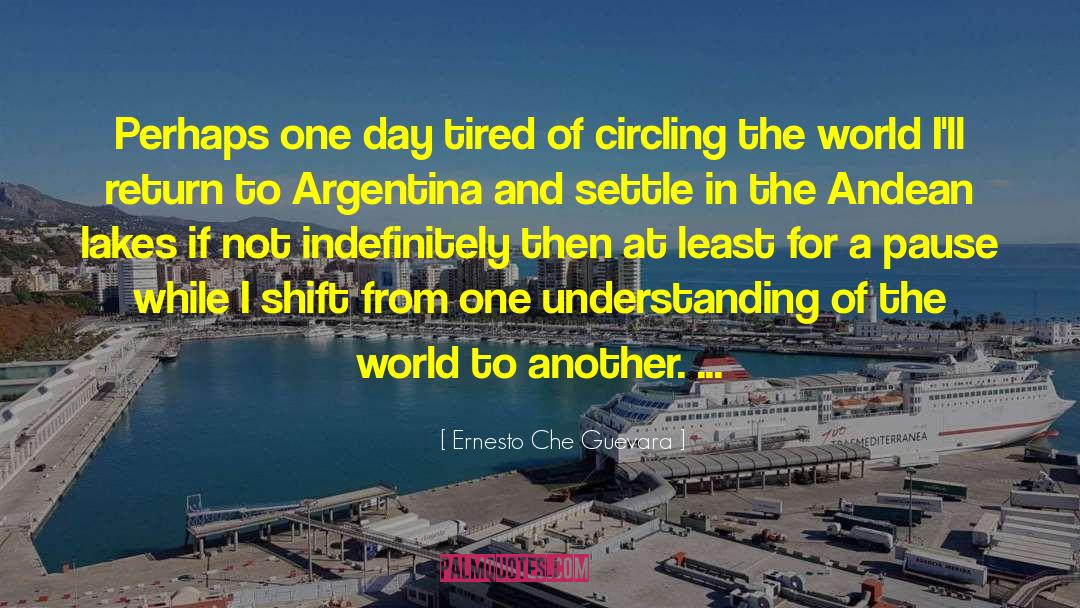 Ernesto Che Guevara Quotes: Perhaps one day tired of