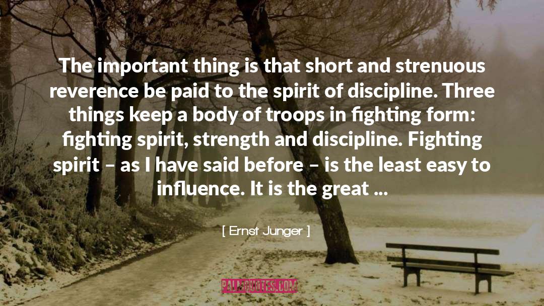 Ernst Junger Quotes: The important thing is that