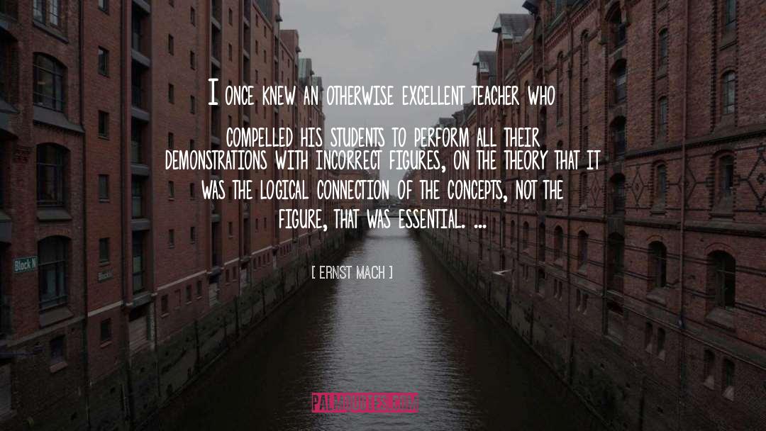 Ernst Mach Quotes: I once knew an otherwise