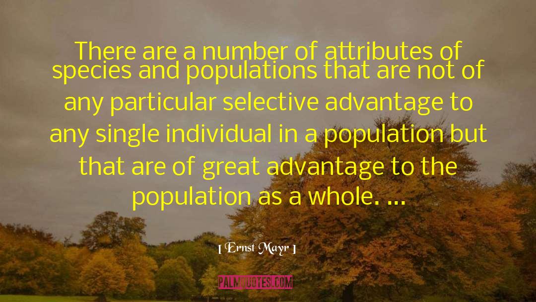 Ernst Mayr Quotes: There are a number of