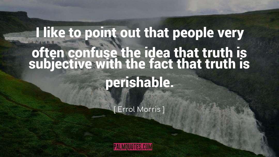 Errol Morris Quotes: I like to point out