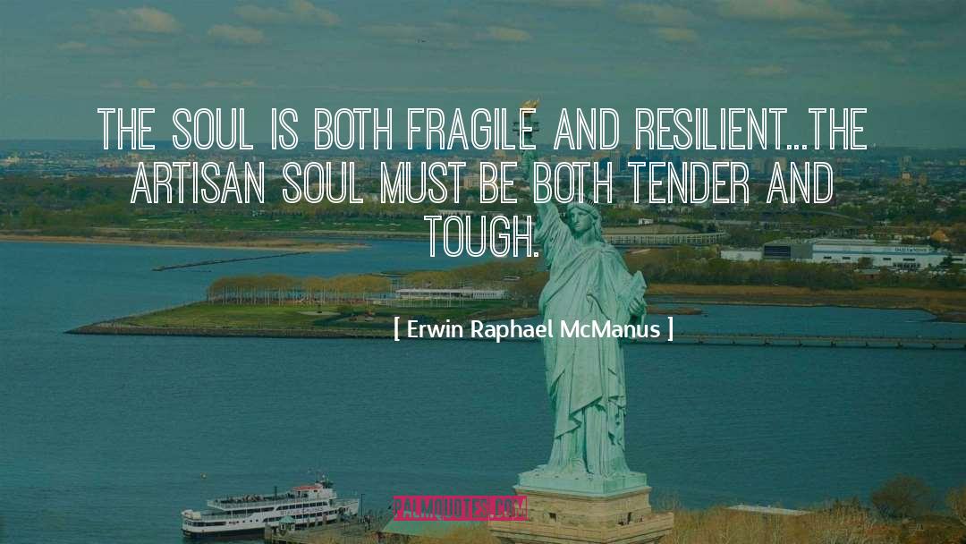 Erwin Raphael McManus Quotes: The soul is both fragile