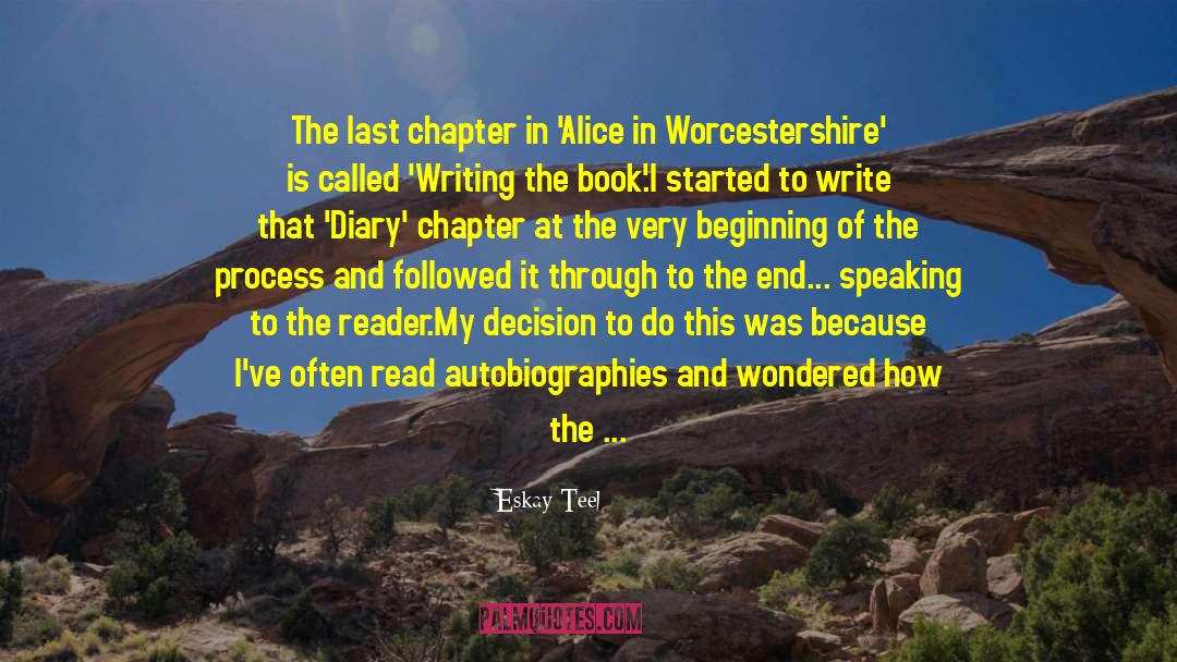 Eskay Teel Quotes: The last chapter in 'Alice