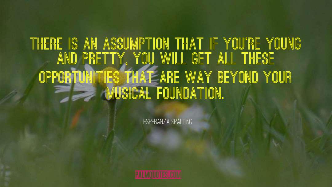 Esperanza Spalding Quotes: There is an assumption that