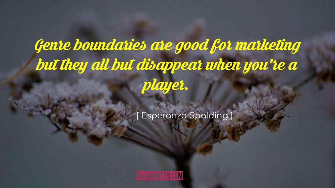 Esperanza Spalding Quotes: Genre boundaries are good for