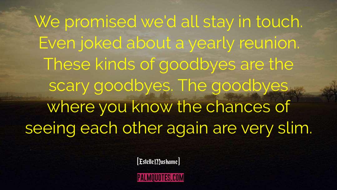 Estelle Maskame Quotes: We promised we'd all stay