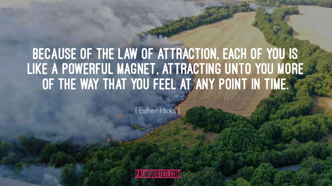 Esther Hicks Quotes: Because of the Law of