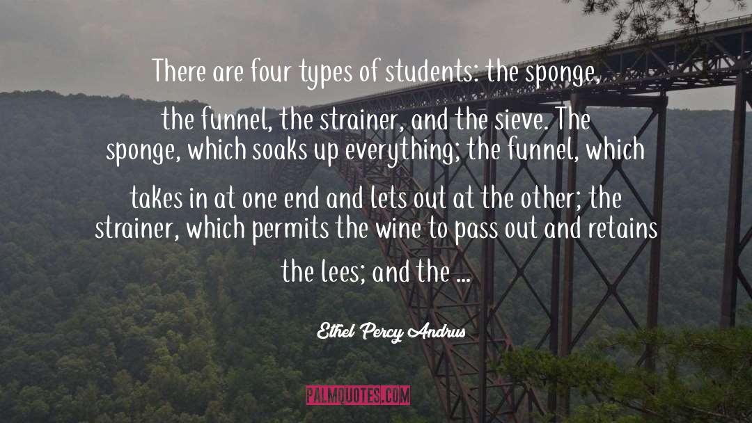 Ethel Percy Andrus Quotes: There are four types of