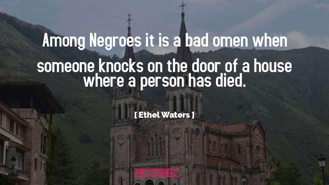 Ethel Waters Quotes: Among Negroes it is a