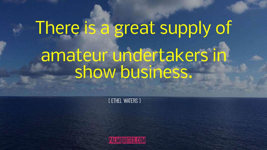 Ethel Waters Quotes: There is a great supply
