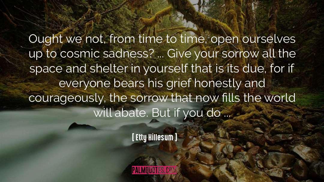 Etty Hillesum Quotes: Ought we not, from time