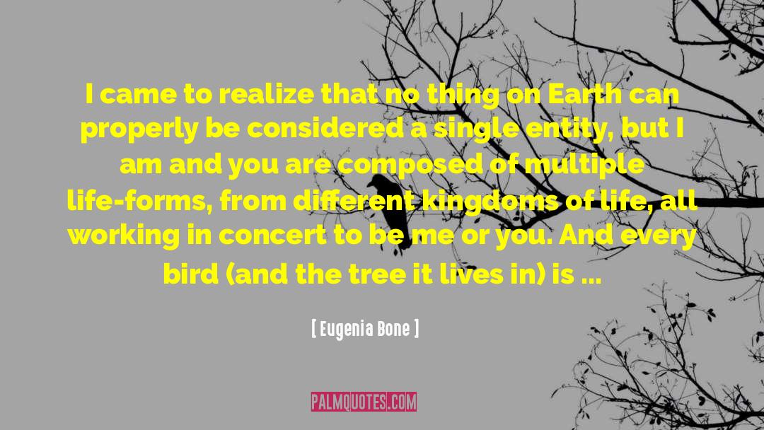 Eugenia Bone Quotes: I came to realize that
