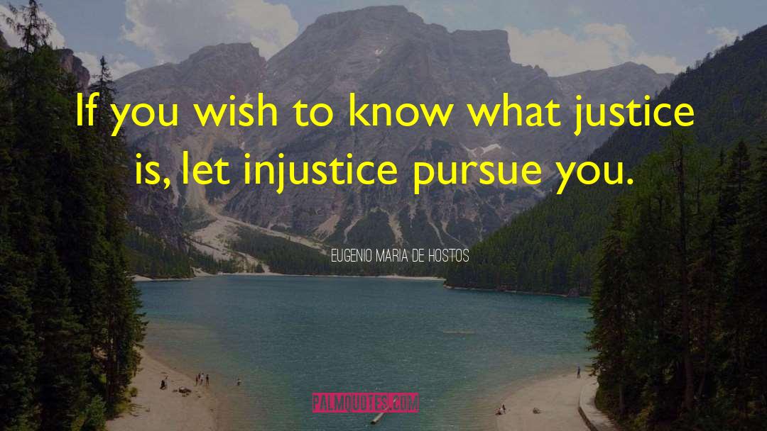 Eugenio Maria De Hostos Quotes: If you wish to know