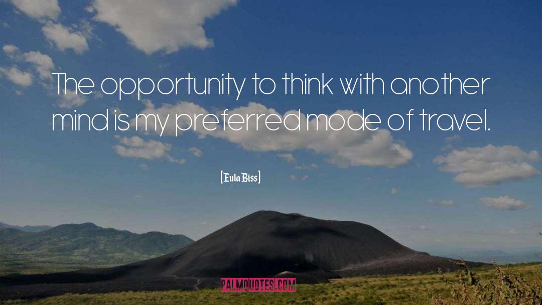 Eula Biss Quotes: The opportunity to think with