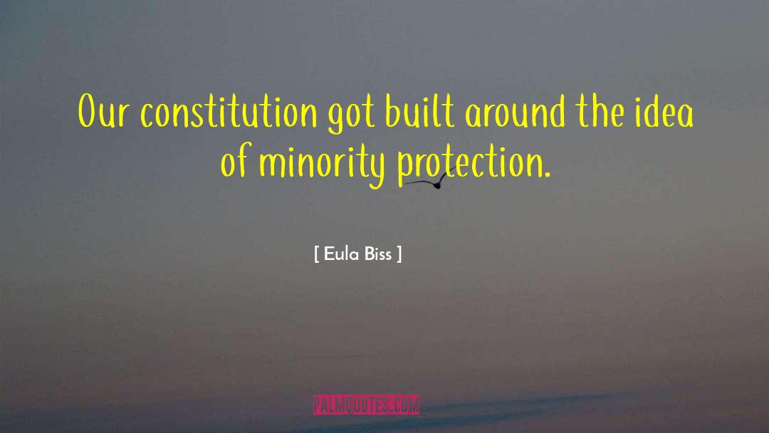 Eula Biss Quotes: Our constitution got built around