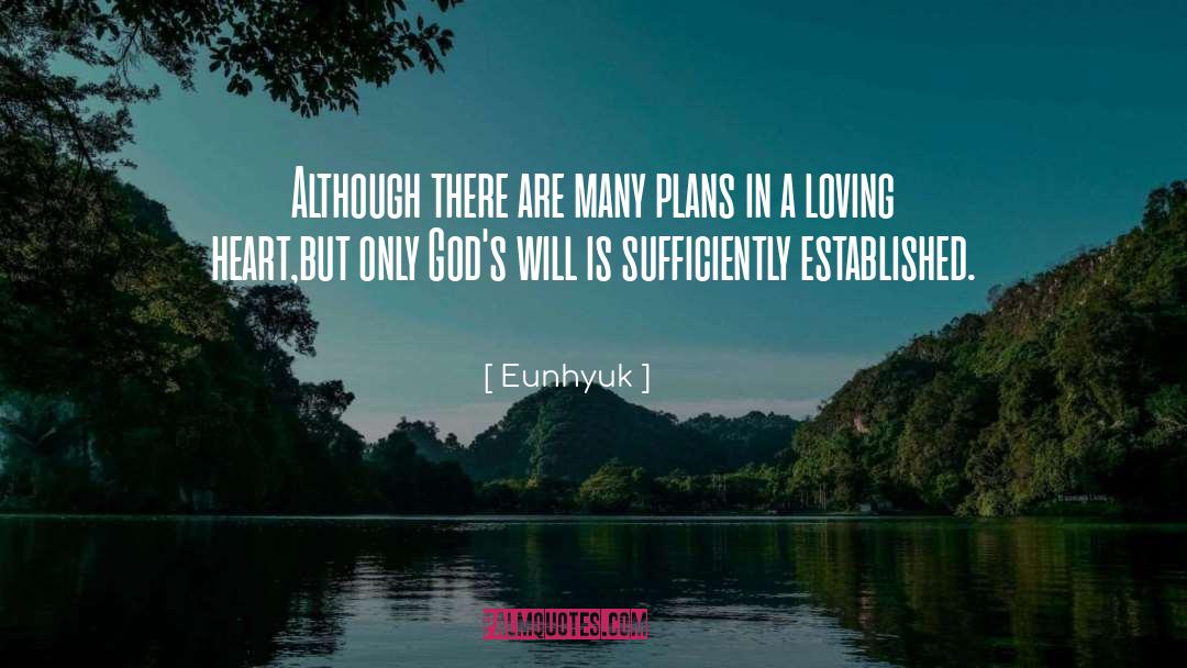 Eunhyuk Quotes: Although there are many plans