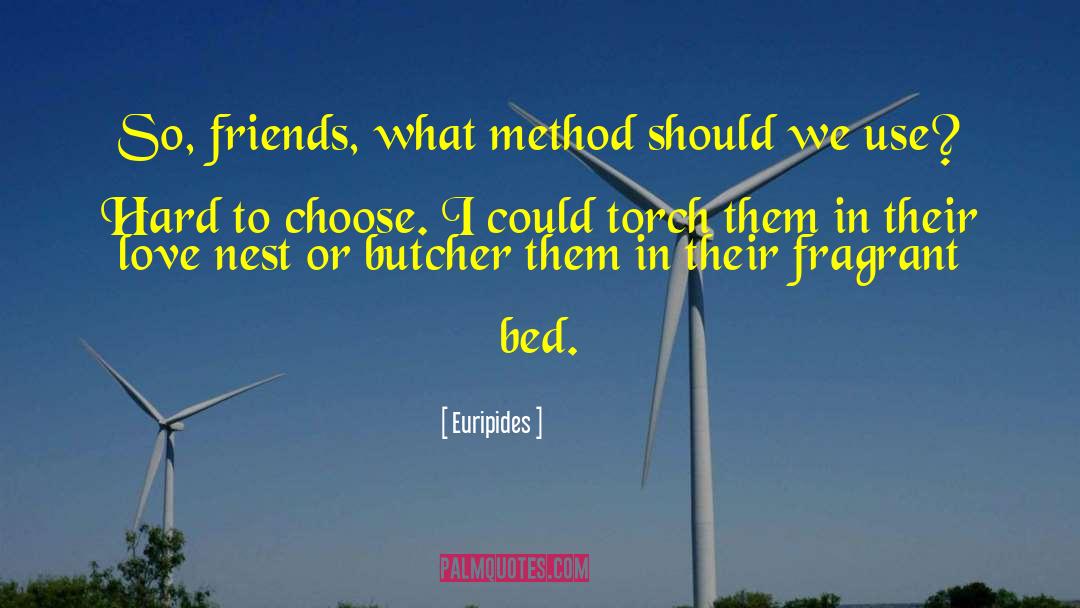 Euripides Quotes: So, friends, what method should