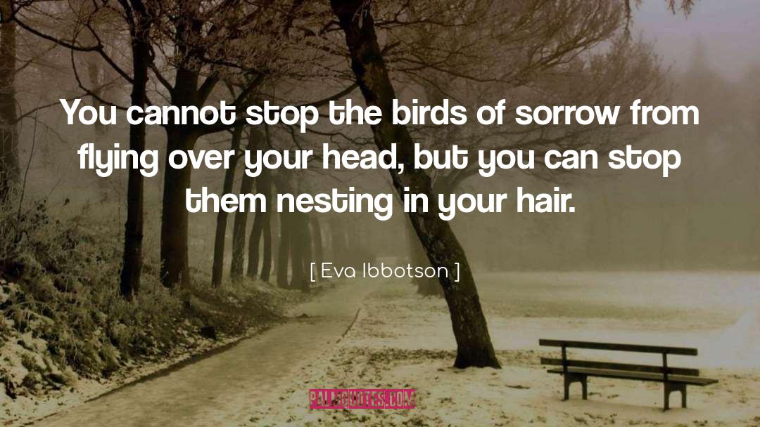 Eva Ibbotson Quotes: You cannot stop the birds