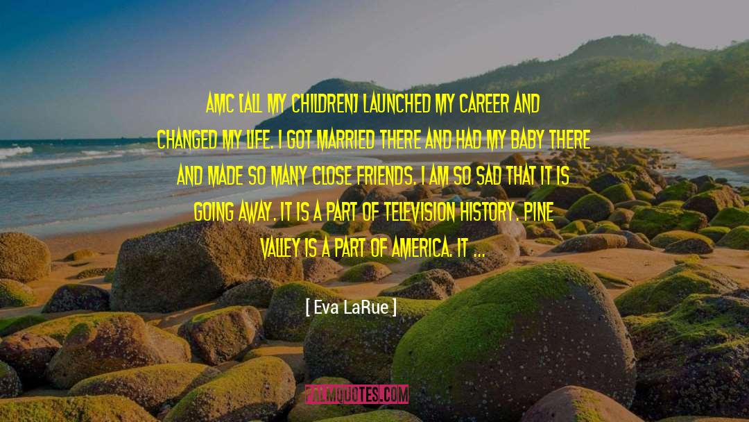 Eva LaRue Quotes: AMC [All My Children] launched