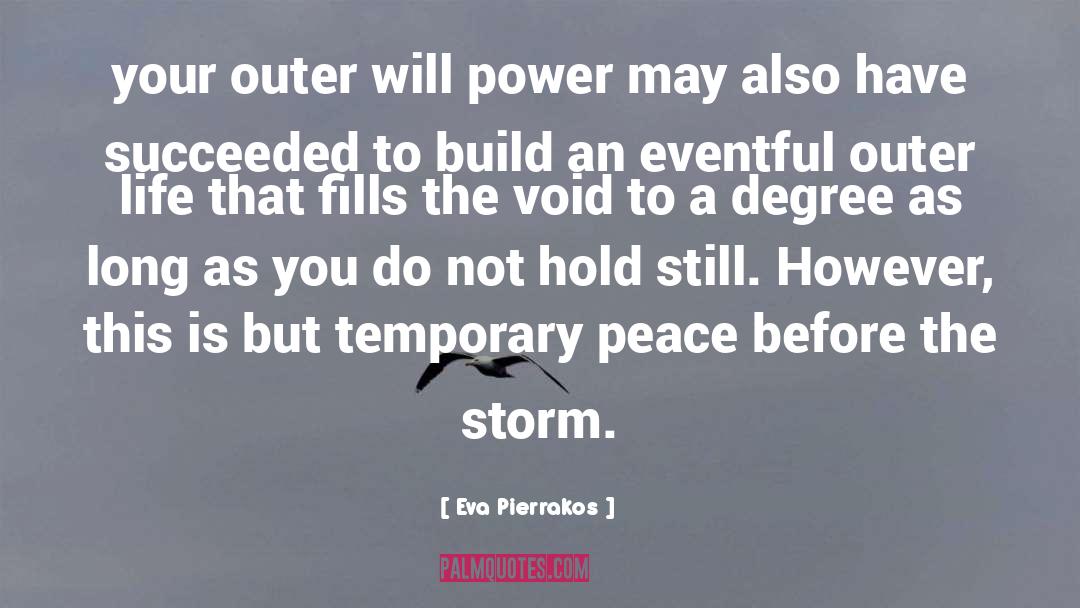 Eva Pierrakos Quotes: your outer will power may
