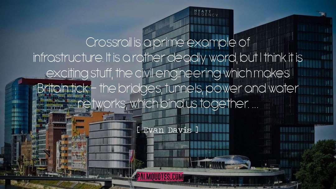 Evan Davis Quotes: Crossrail is a prime example