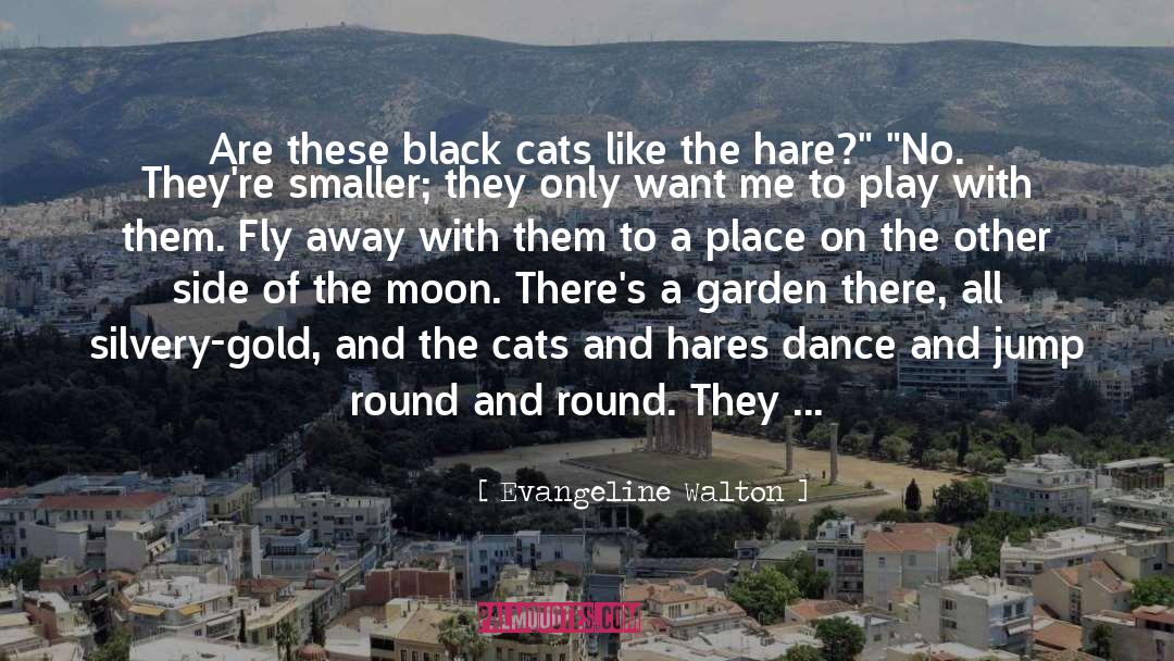 Evangeline Walton Quotes: Are these black cats like