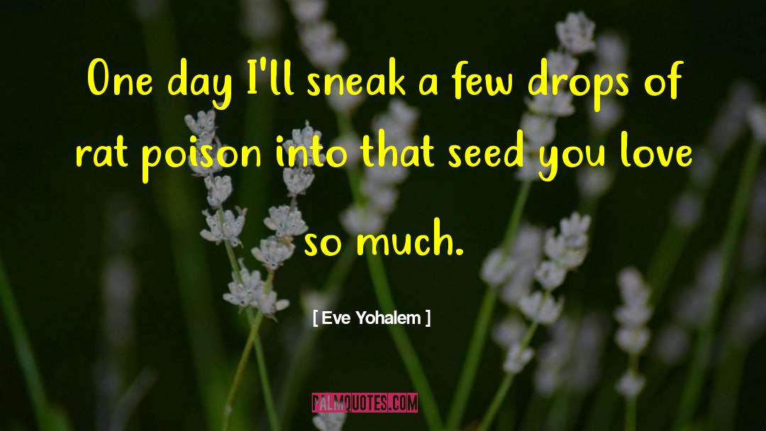 Eve Yohalem Quotes: One day I'll sneak a