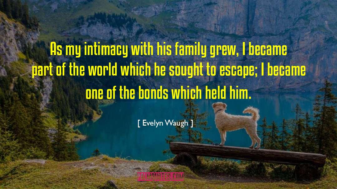 Evelyn Waugh Quotes: As my intimacy with his