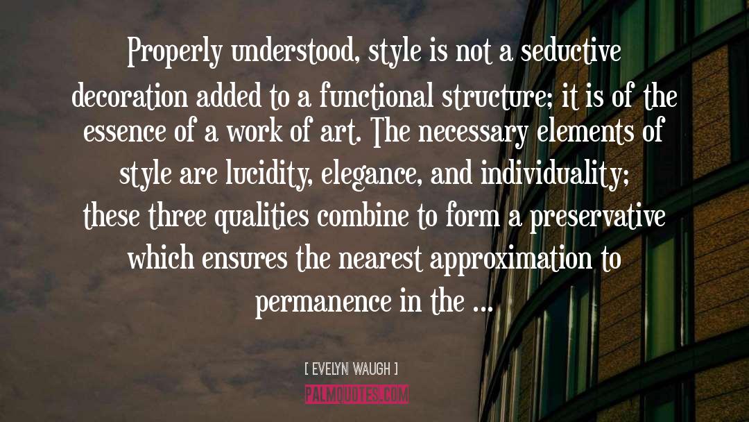 Evelyn Waugh Quotes: Properly understood, style is not