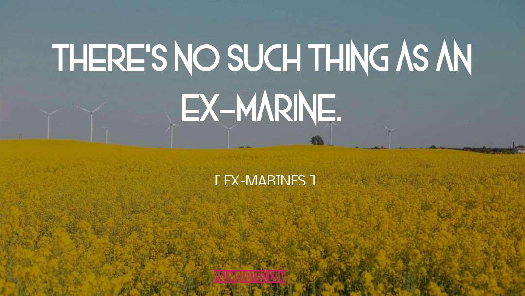 EX-MARINES Quotes: There's no such thing as